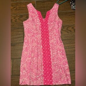 Lilly Pulitzer for Target Hot Pink Shift Dress Size 8